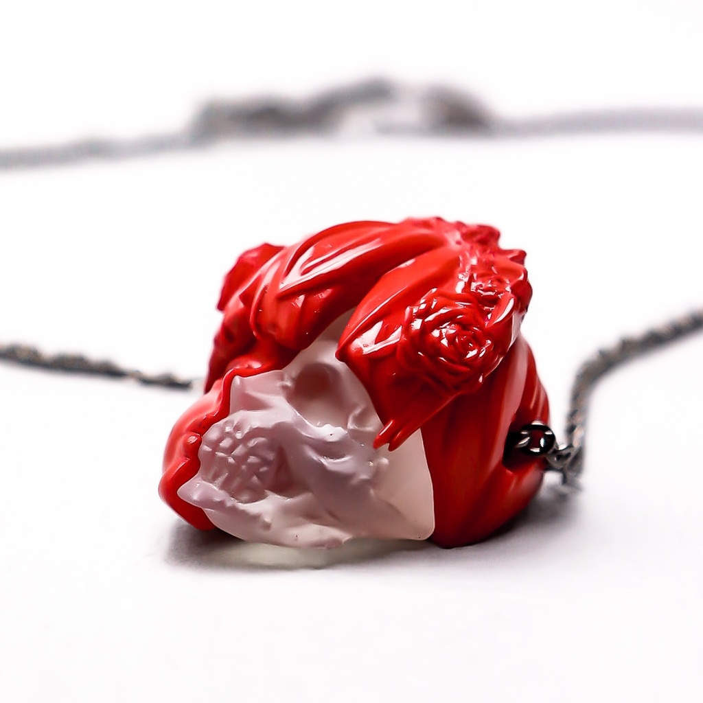 依存と孤独 "RED×CLEAR" / Dependence and loneliness PENDANT