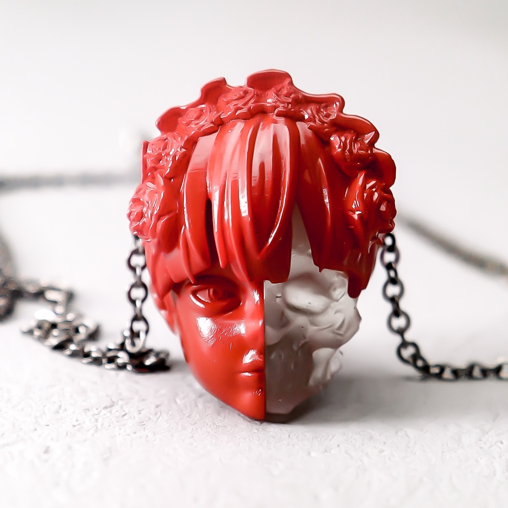 依存と孤独 "RED×CLEAR" / Dependence and loneliness PENDANT