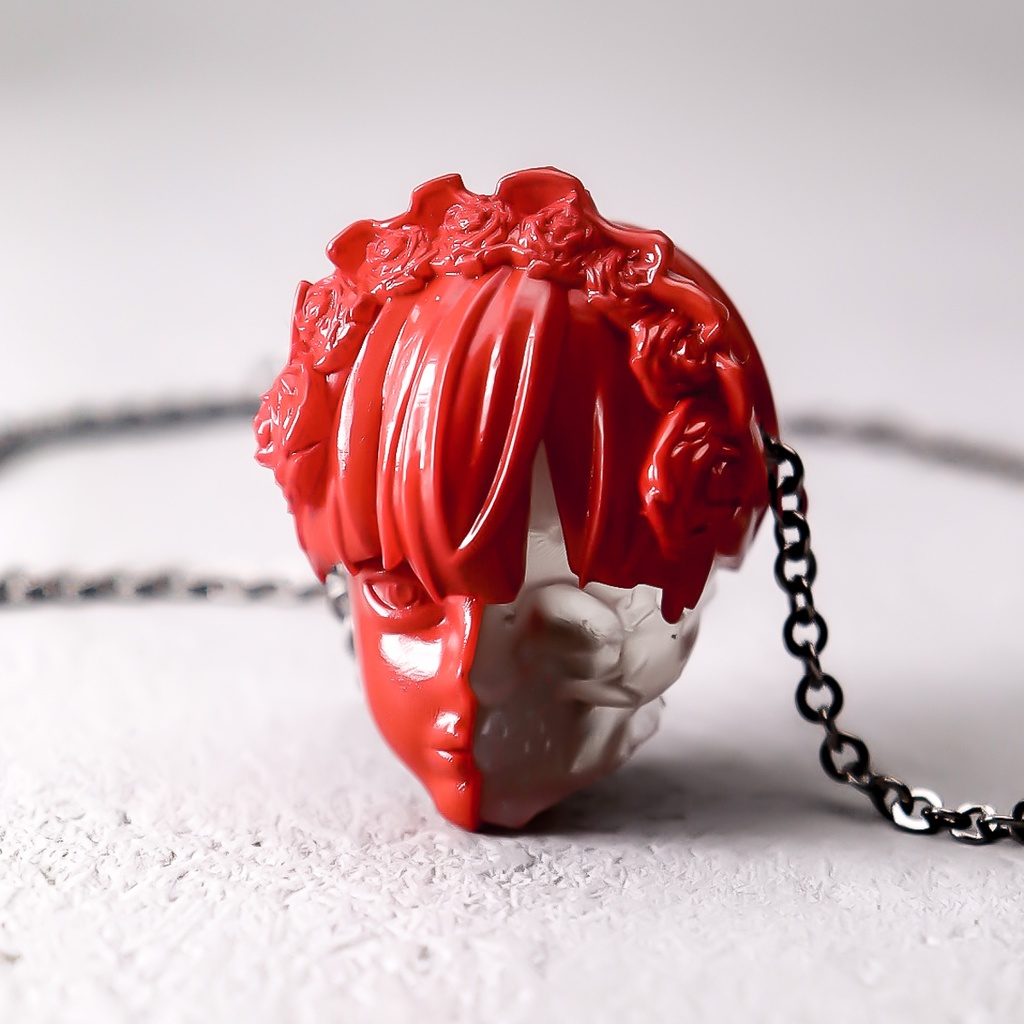 依存と孤独 "RED×CLEAR" / Dependence and loneliness PENDANT