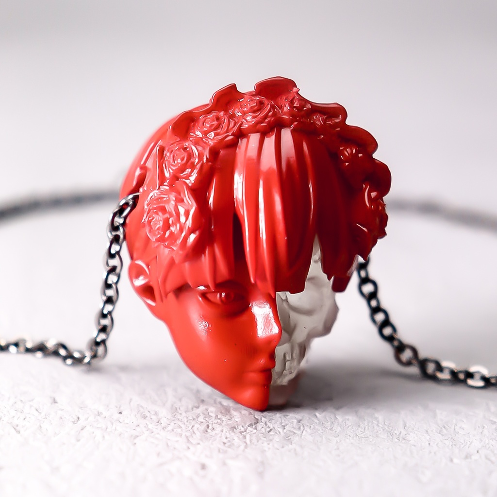 依存と孤独 "RED×CLEAR" / Dependence and loneliness PENDANT