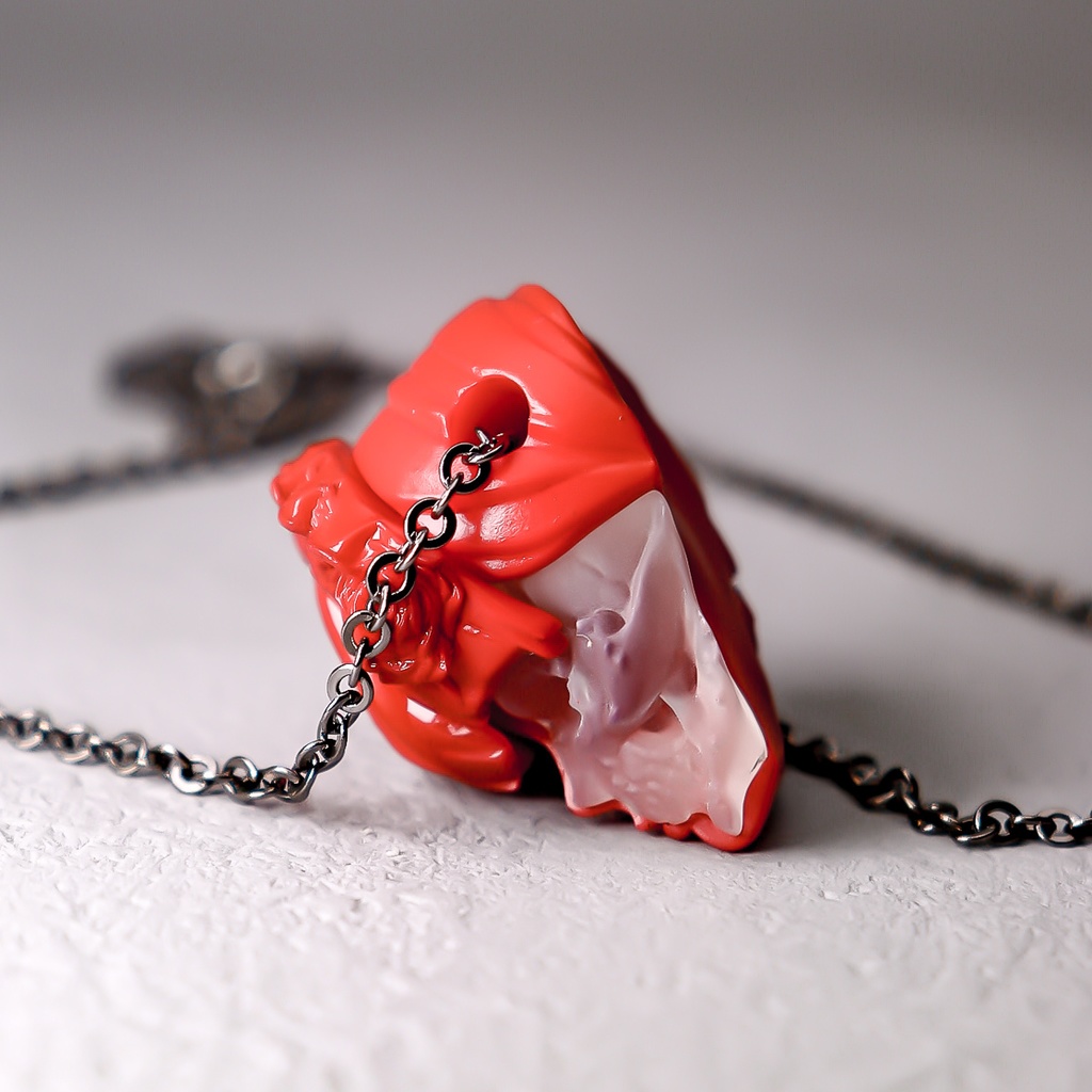 依存と孤独 "RED×CLEAR" / Dependence and loneliness PENDANT