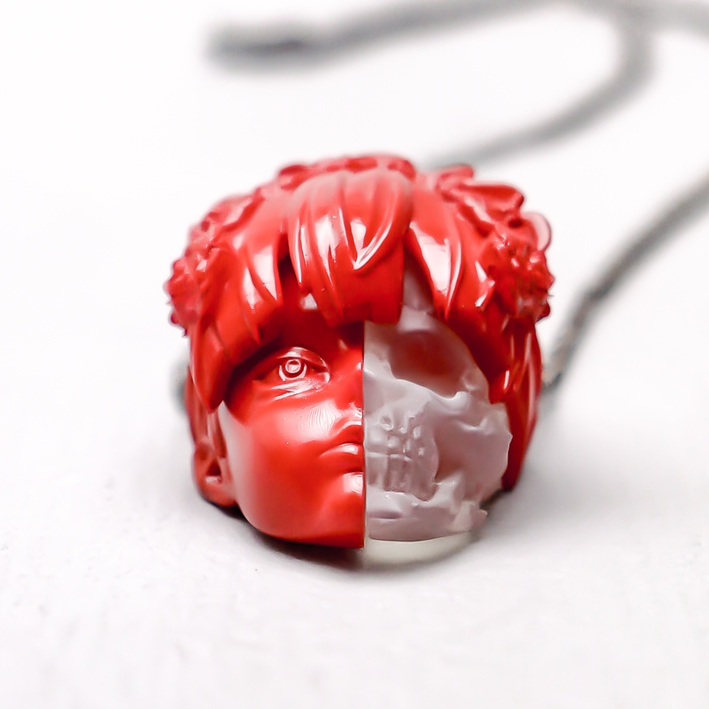 依存と孤独 "RED×CLEAR" / Dependence and loneliness PENDANT