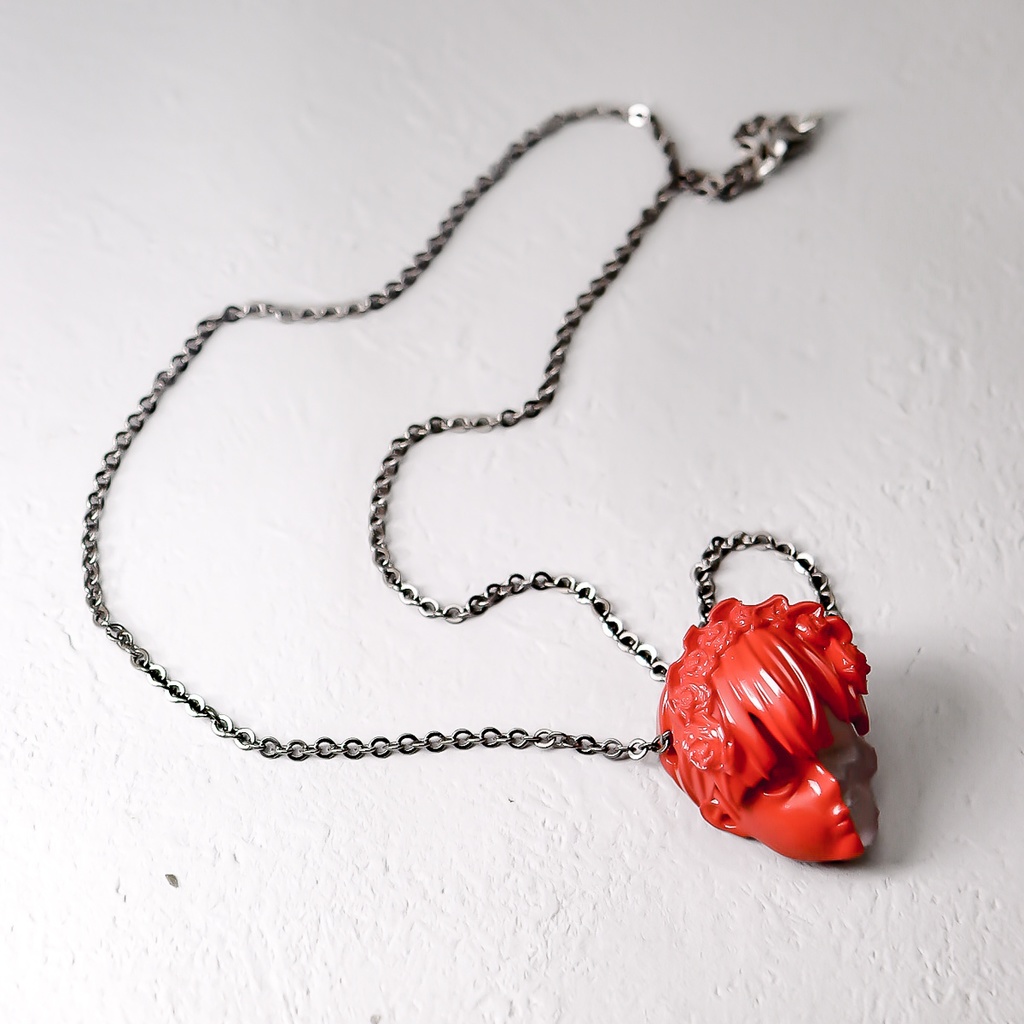 依存と孤独 "RED×CLEAR" / Dependence and loneliness PENDANT