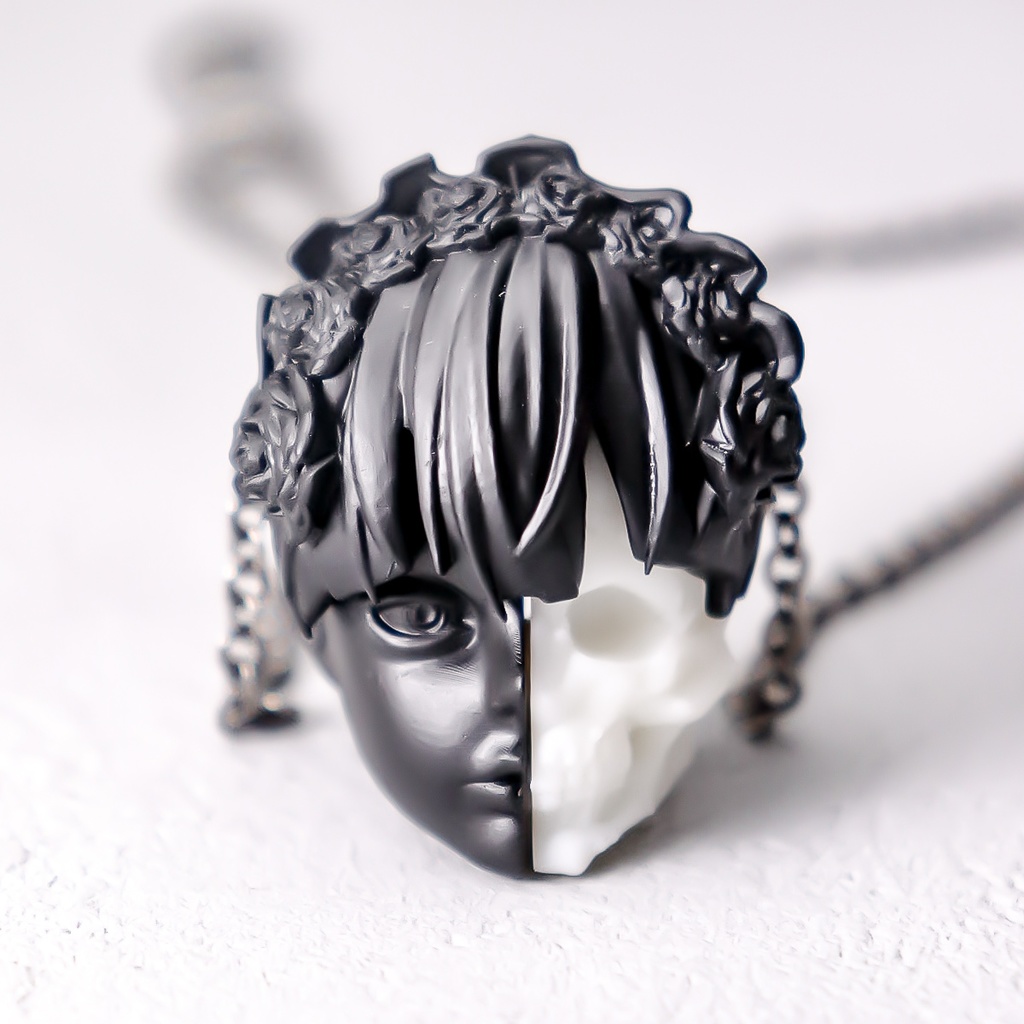 依存と孤独 "BLACK×WHITE" / Dependence and loneliness PENDANT