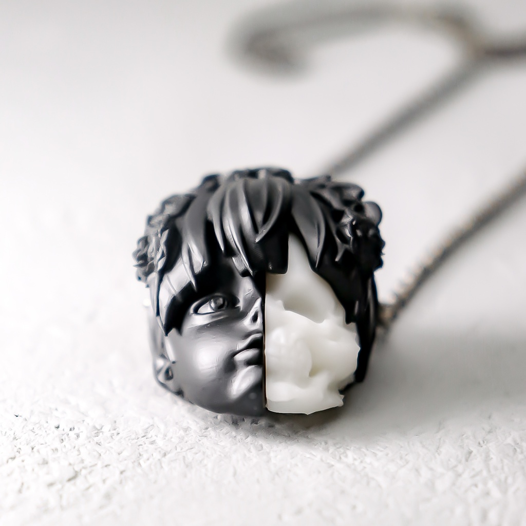 依存と孤独 "BLACK×WHITE" / Dependence and loneliness PENDANT