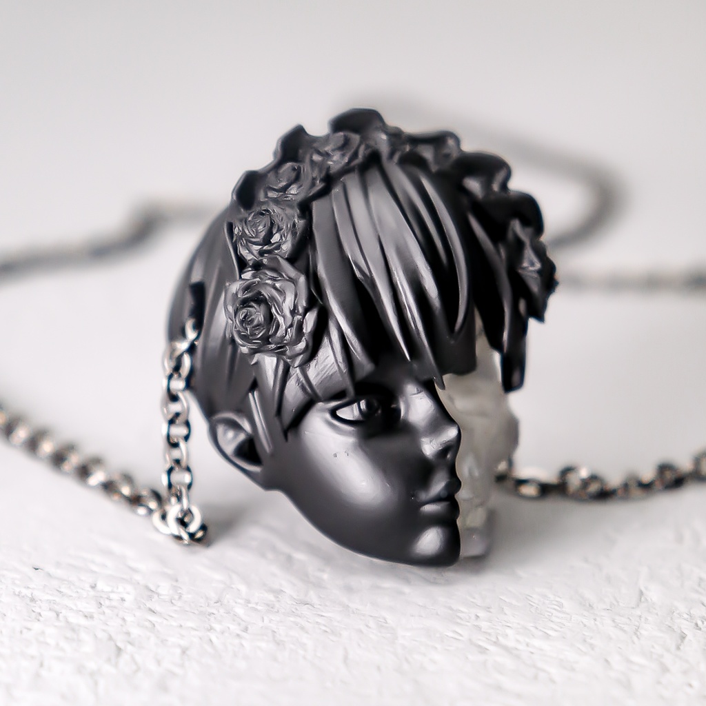 依存と孤独 "BLACK×CLEAR" / Dependence and loneliness PENDANT