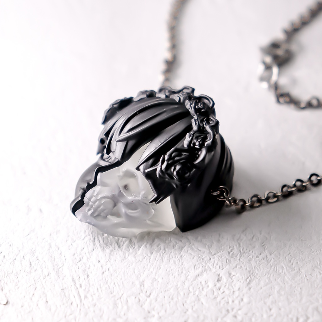 依存と孤独 "BLACK×CLEAR" / Dependence and loneliness PENDANT