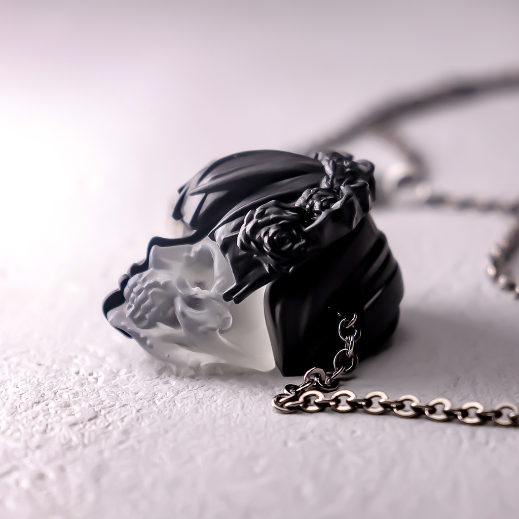 依存と孤独 "BLACK×CLEAR" / Dependence and loneliness PENDANT