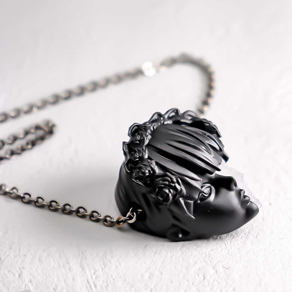 依存と孤独 "BLACK×CLEAR" / Dependence and loneliness PENDANT