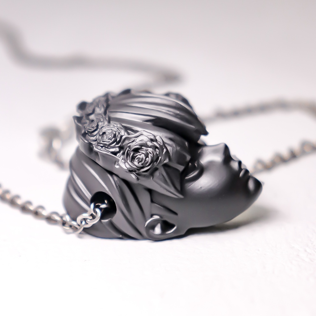 依存と孤独 "BLACK×CLEAR" / Dependence and loneliness PENDANT