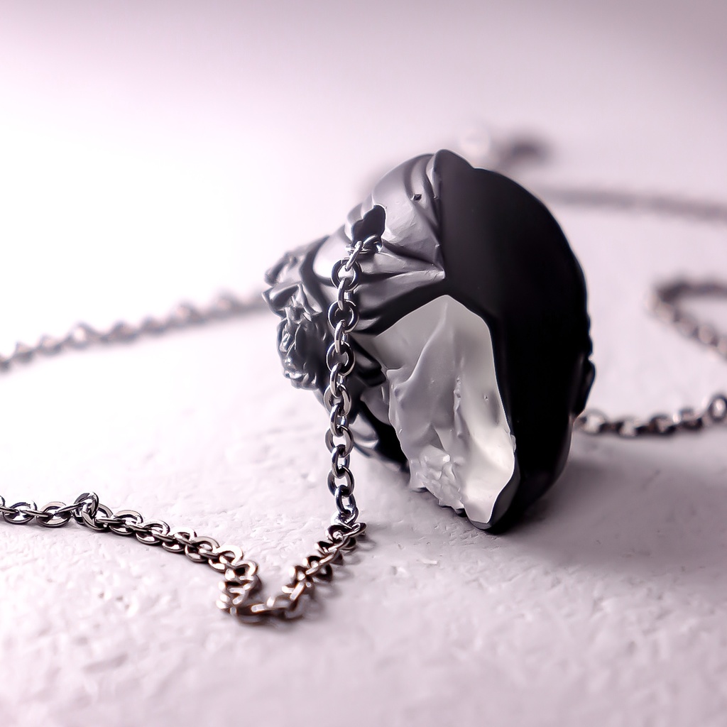 依存と孤独 "BLACK×CLEAR" / Dependence and loneliness PENDANT