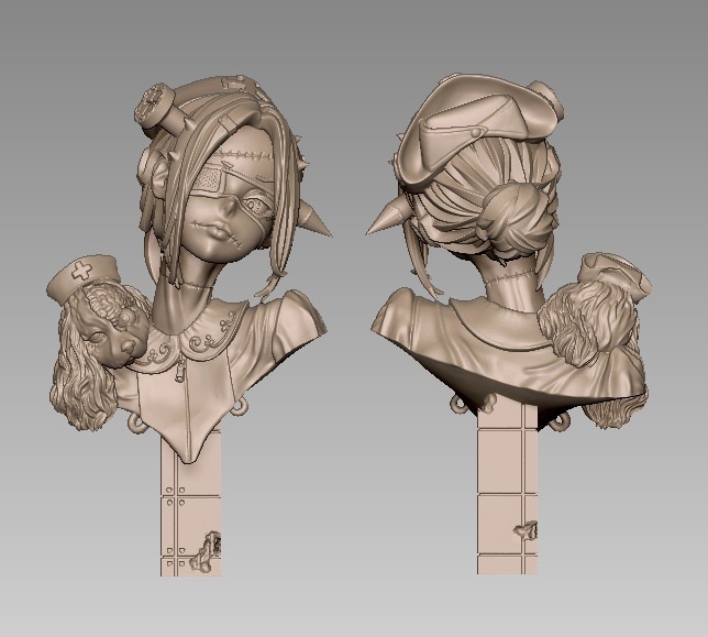 未塗装未組み立てガレージキット/とげとげ、ぬいぬい