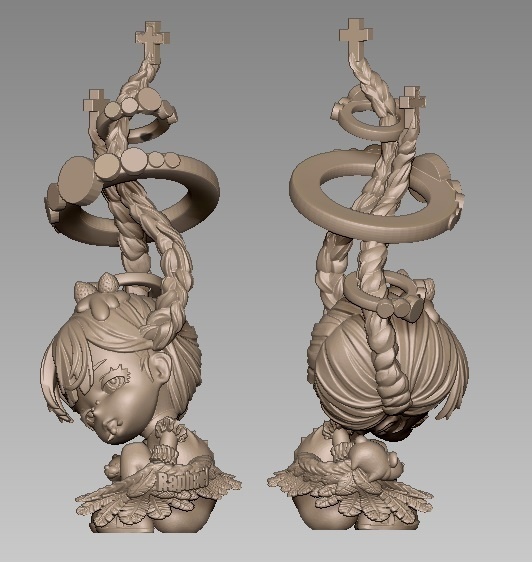 ちまちま、らふぁえる (未塗装未組み立てガレージキット)