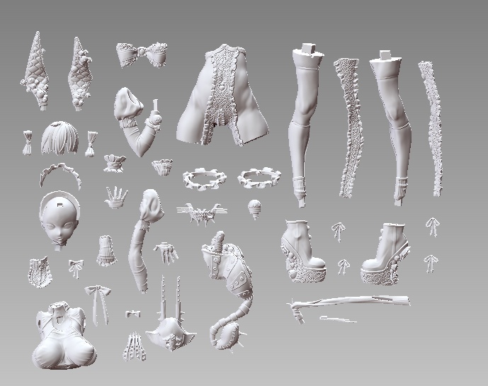 『ALICE / Nighthawks』 STL file for 3D printing