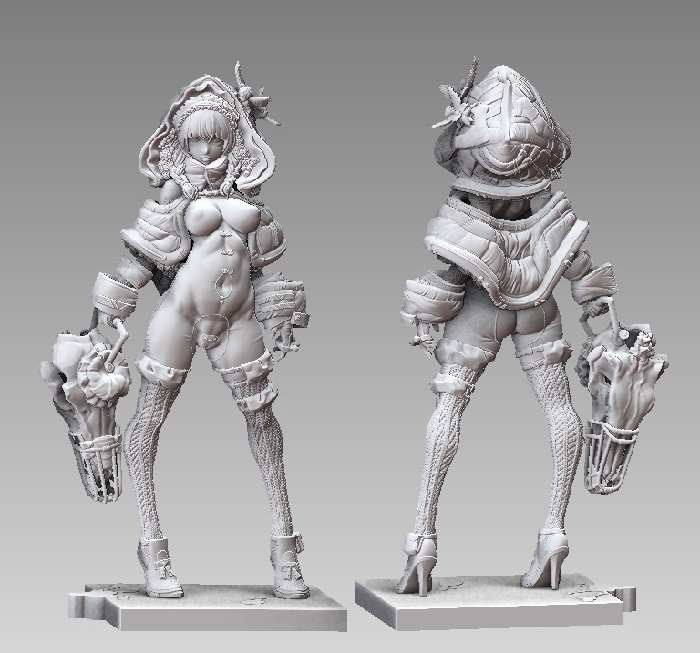 『REDHOOD / 11:00AM』 STL file for 3D printing