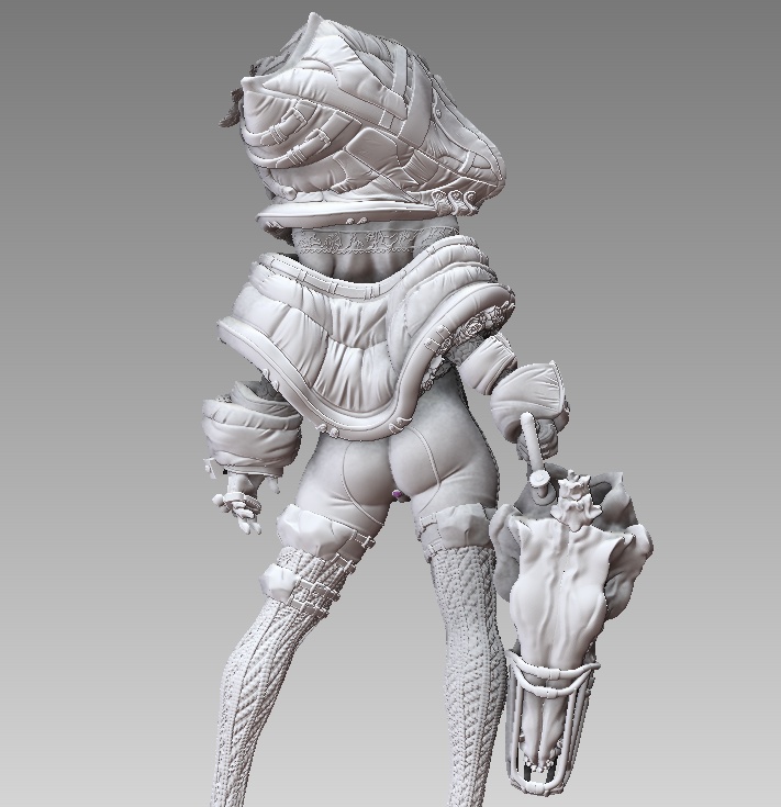 『REDHOOD / 11:00AM』 STL file for 3D printing