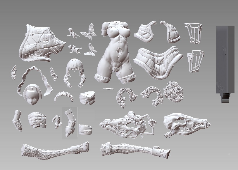 『REDHOOD / 11:00AM』 STL file for 3D printing