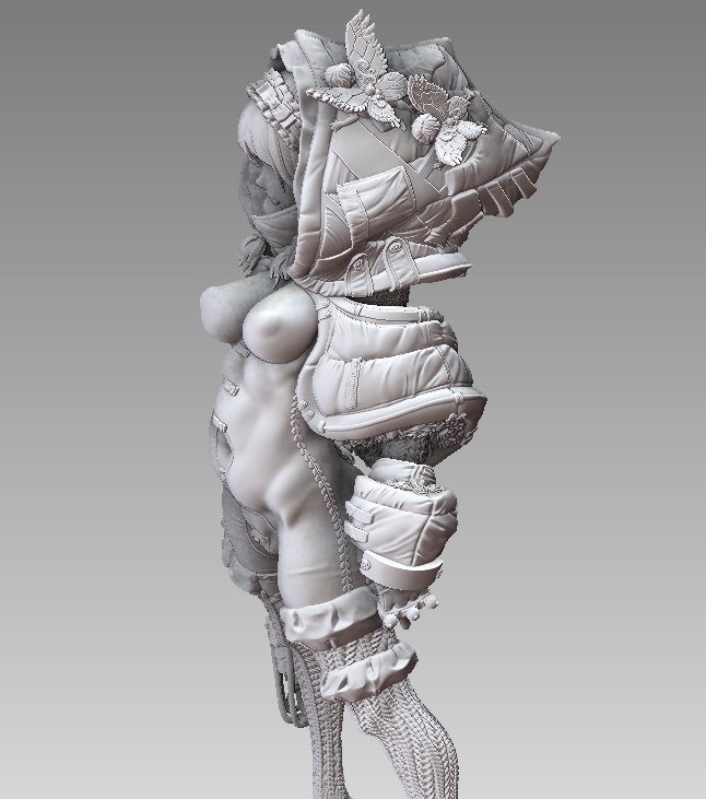 『REDHOOD / 11:00AM』 STL file for 3D printing