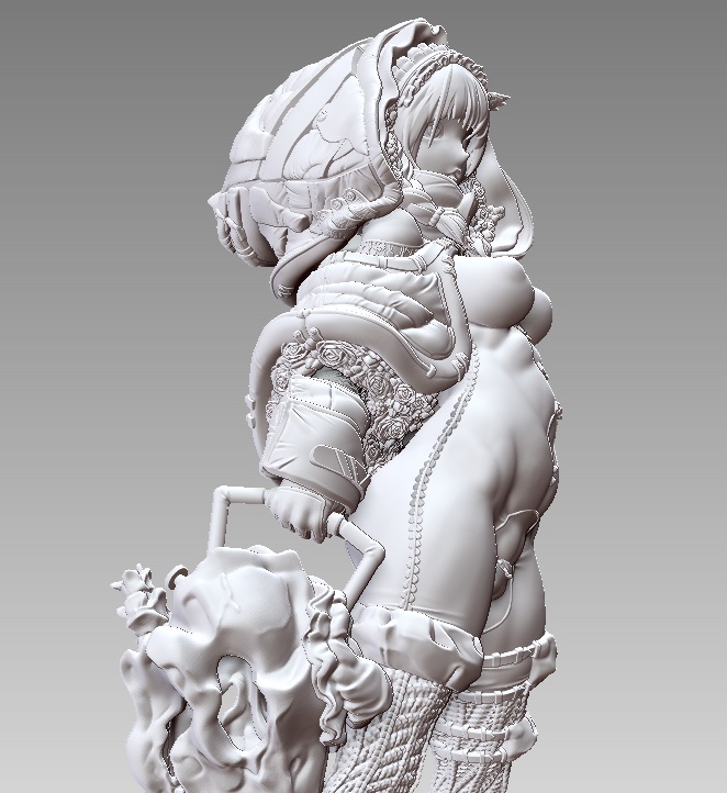 『REDHOOD / 11:00AM』 STL file for 3D printing