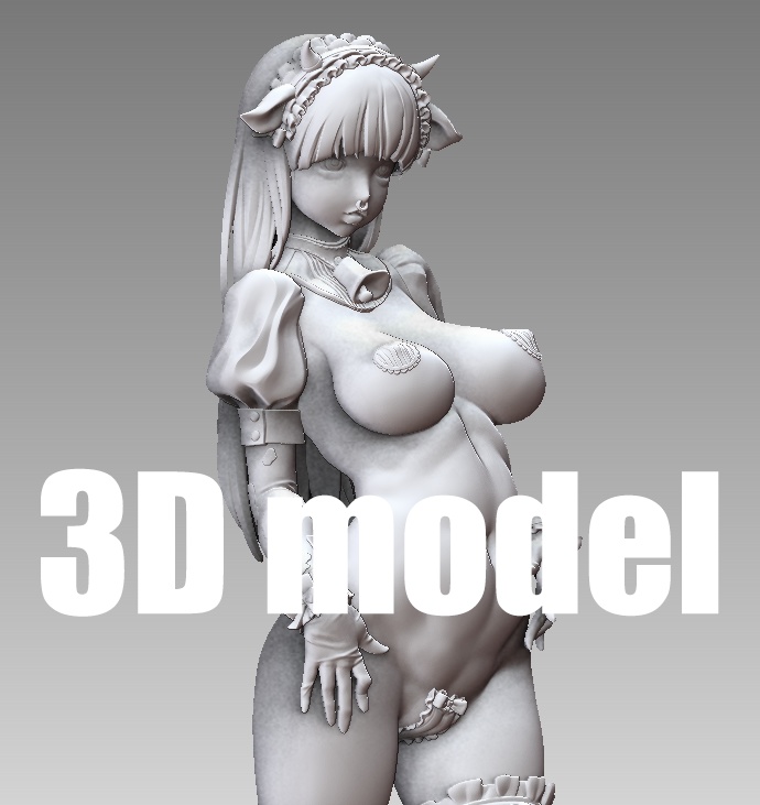 『​Stepgirl-COW』 STL file for 3D printing