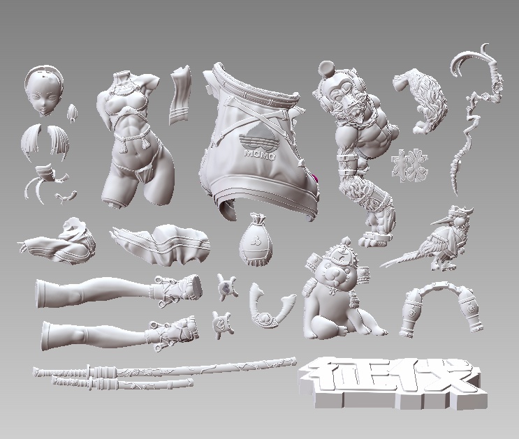 『MOMOTARO / 征伐』 STL file for 3D printing