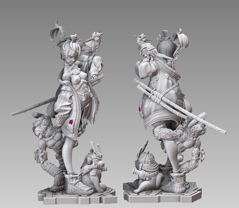 『MOMOTARO / 征伐』 STL file for 3D printing