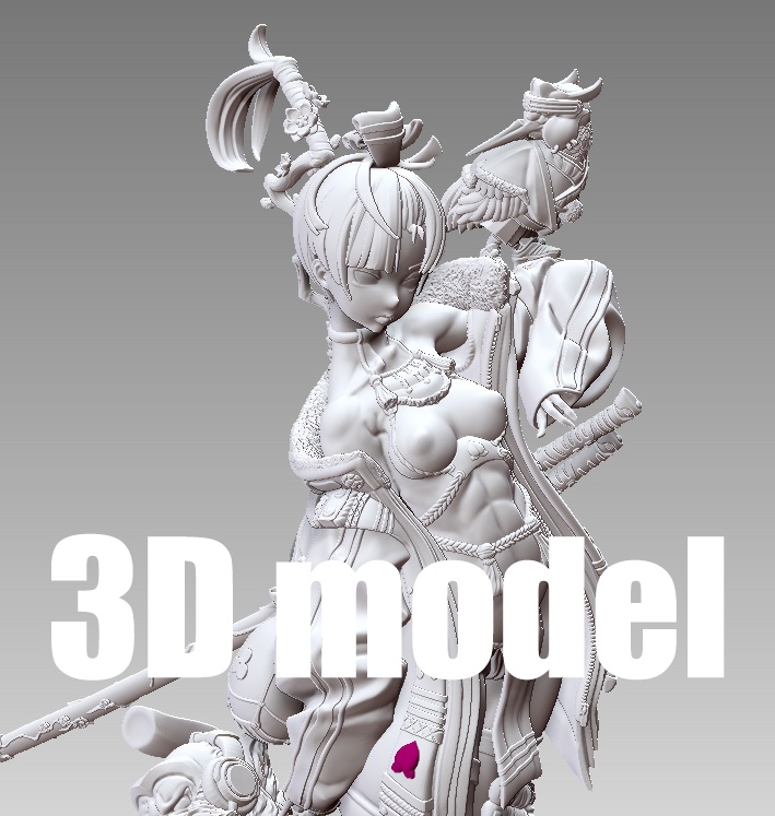 『MOMOTARO / 征伐』　STL file for 3D printing