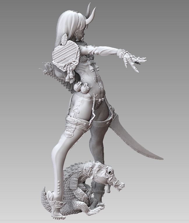 『GreenAppleMemon / 吽』 STL file for 3D printing