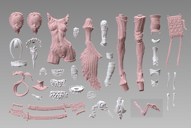 TSURU / 禁室 (未塗装未組み立てガレージキット)