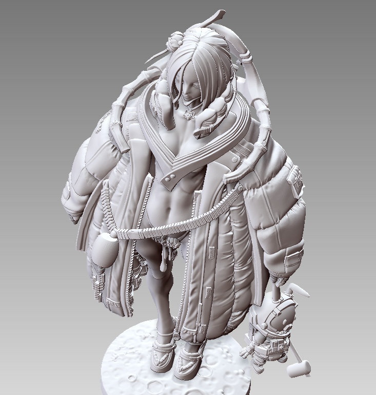 『KAGUYA / 逃避』STL file for 3D printing