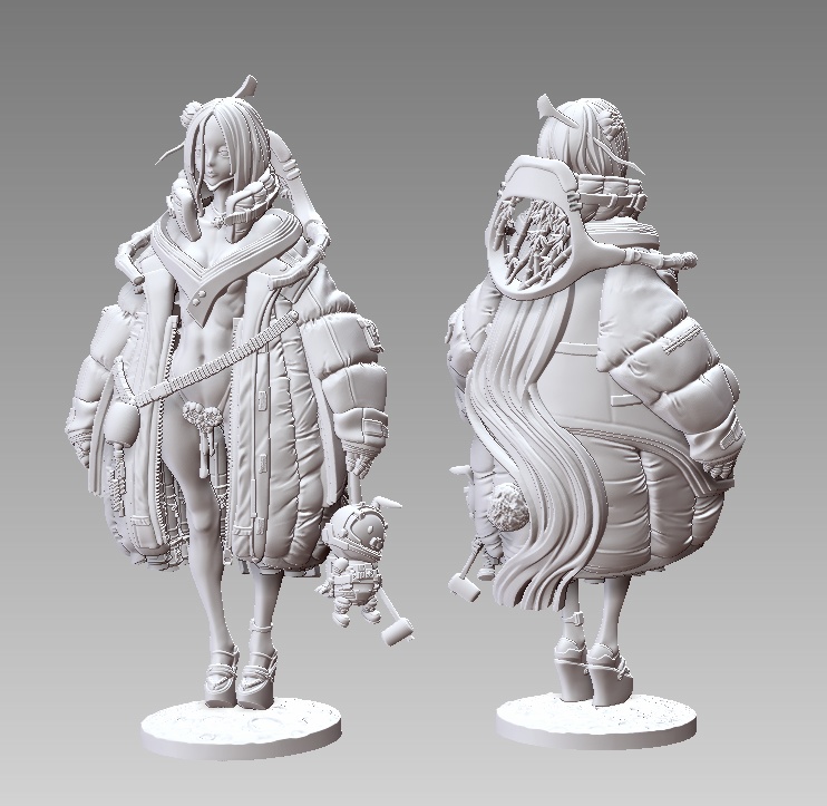 『KAGUYA / 逃避』STL file for 3D printing