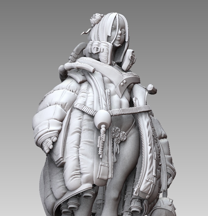 『KAGUYA / 逃避』STL file for 3D printing