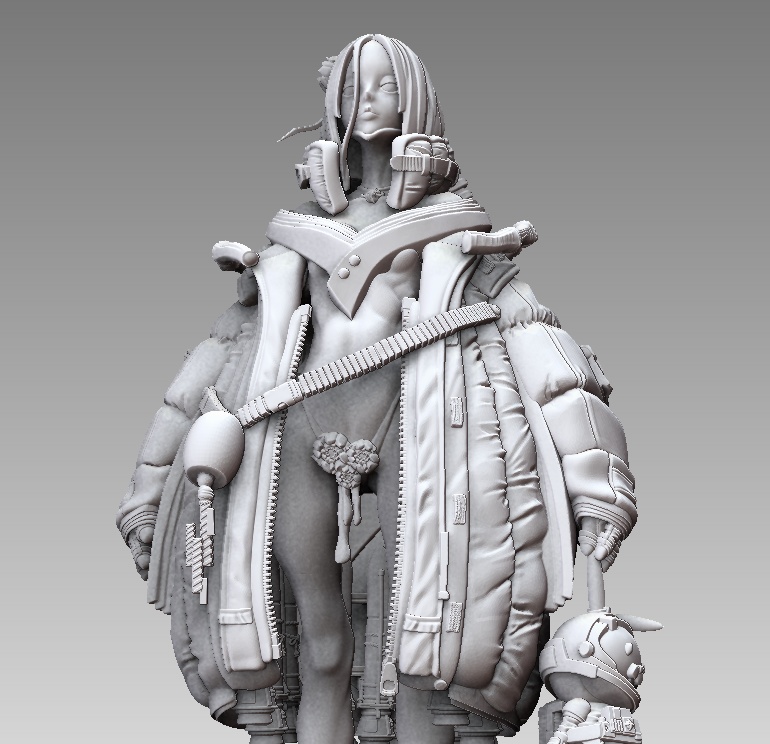 『KAGUYA / 逃避』STL file for 3D printing