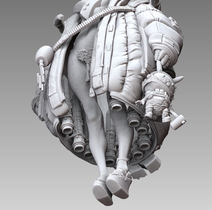 『KAGUYA / 逃避』STL file for 3D printing