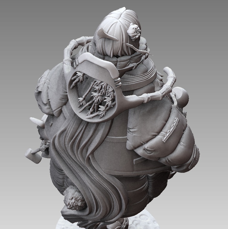 『KAGUYA / 逃避』STL file for 3D printing