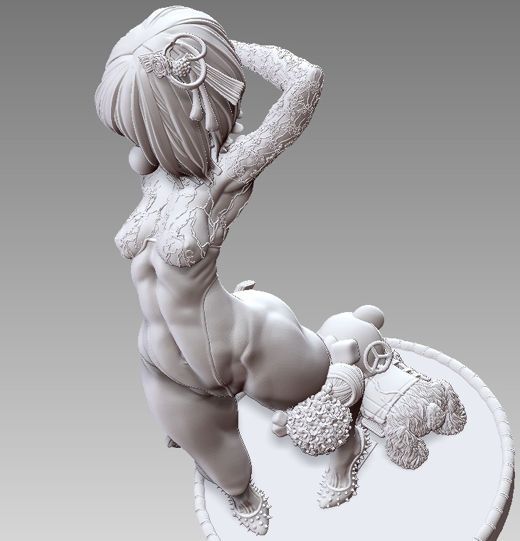 『KINTARO/八卦良』STL file for 3D printing