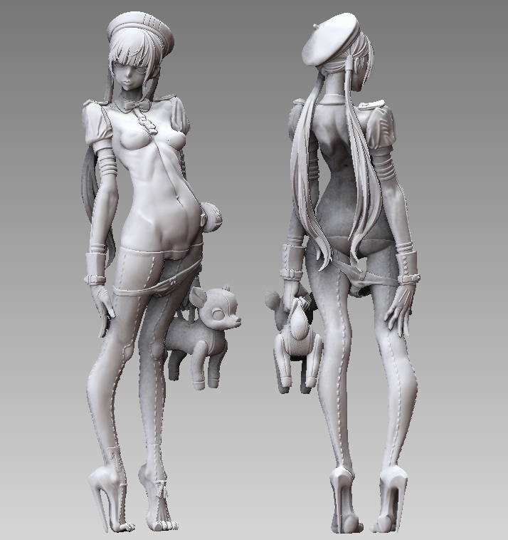 『DOLLs≠Me / DEER』STL file for 3D printing
