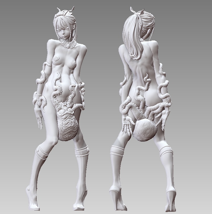 『 DOLLs≠Me / OCTOPUS』STL file for 3D printing