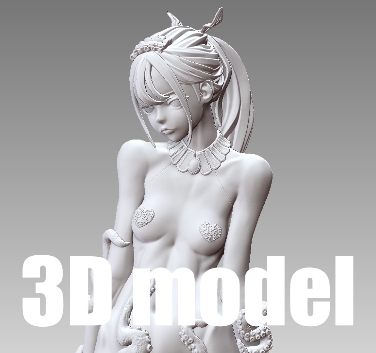 『 DOLLs≠Me / OCTOPUS』STL file for 3D printing