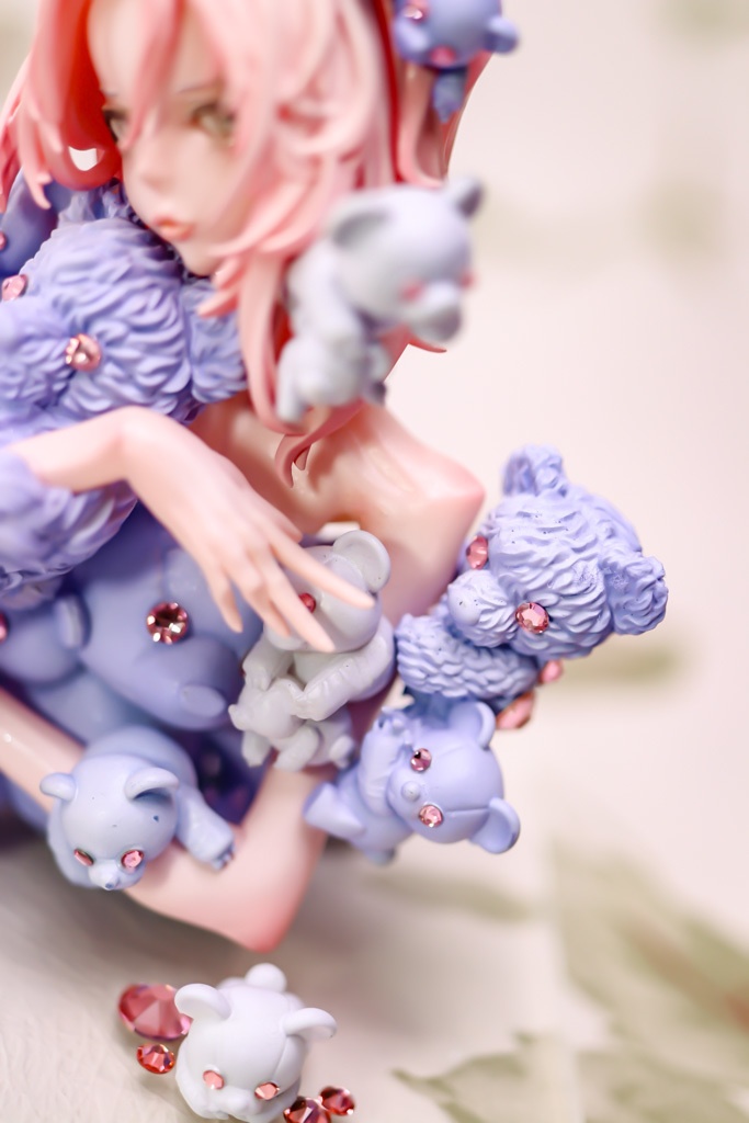 くまくまくま、あお、いちぶのかたち / 塗装済み完成品