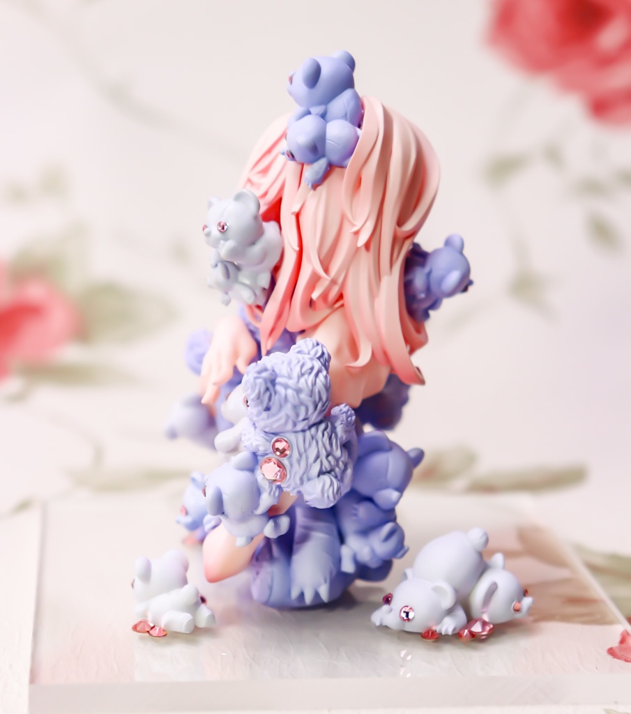 くまくまくま、あお、いちぶのかたち / 塗装済み完成品