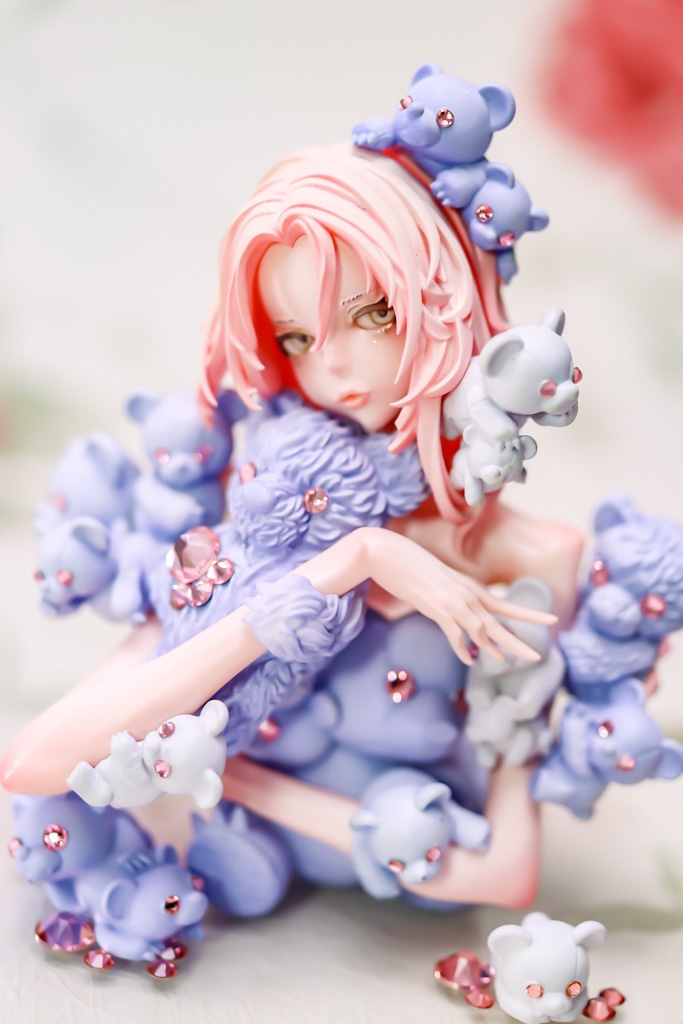 くまくまくま、あお、いちぶのかたち / 塗装済み完成品