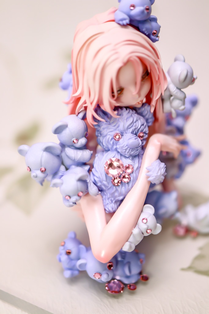 くまくまくま、あお、いちぶのかたち / 塗装済み完成品