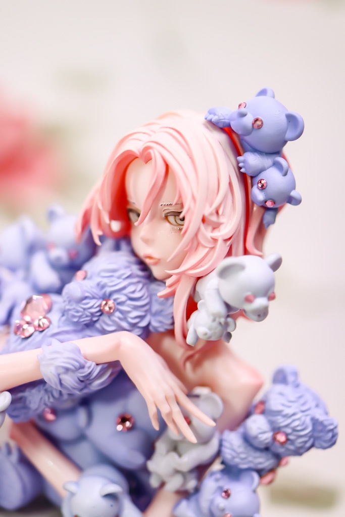 くまくまくま、あお、いちぶのかたち / 塗装済み完成品