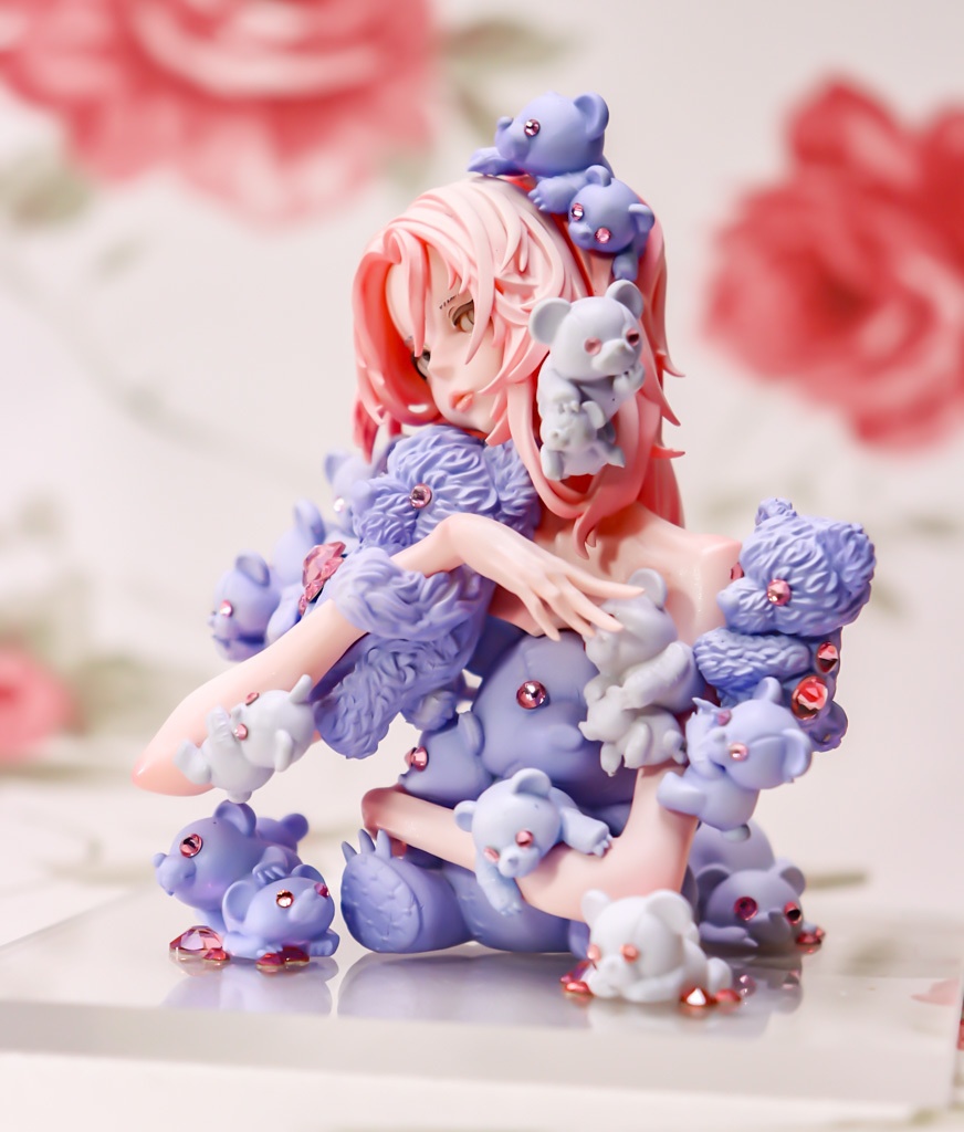 くまくまくま、あお、いちぶのかたち / 塗装済み完成品