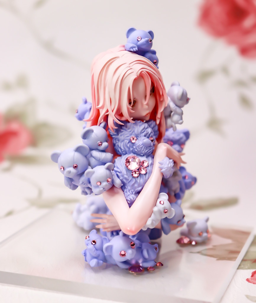 くまくまくま、あお、いちぶのかたち / 塗装済み完成品