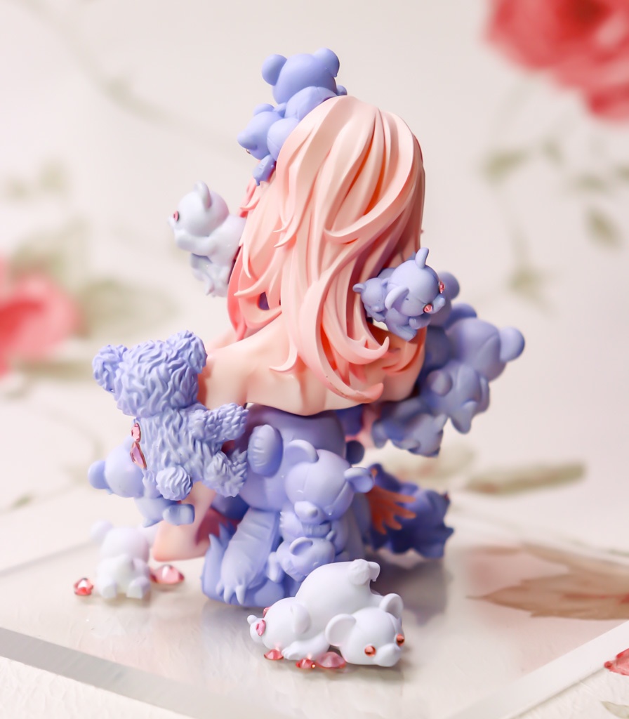 くまくまくま、あお、いちぶのかたち / 塗装済み完成品