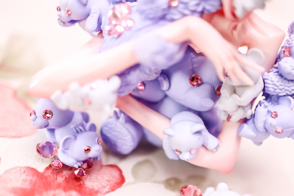 くまくまくま、あお、いちぶのかたち / 塗装済み完成品