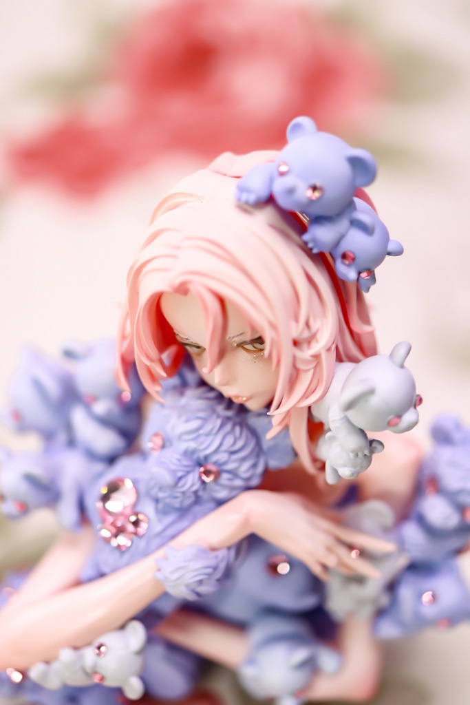 くまくまくま、あお、いちぶのかたち / 塗装済み完成品