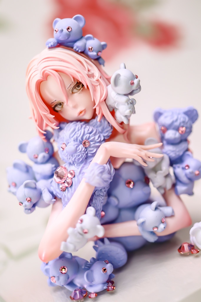 くまくまくま、あお、いちぶのかたち / 塗装済み完成品